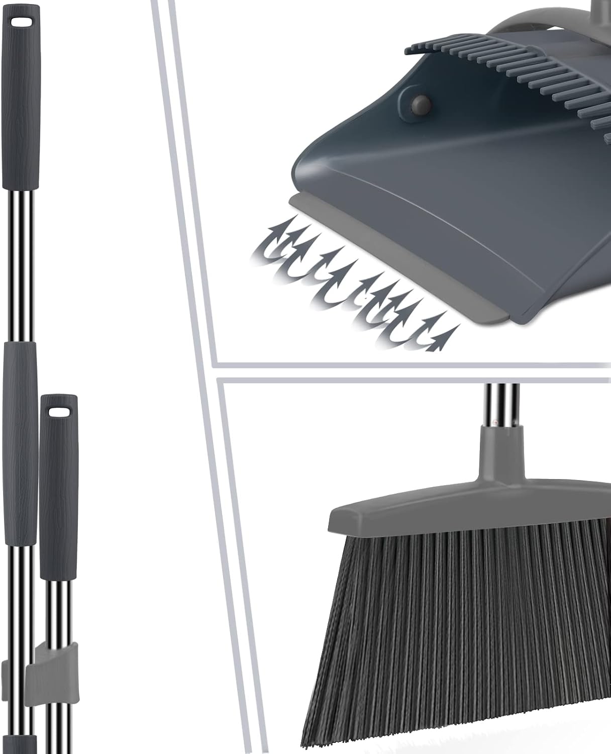TerraHomeGoods® Broom and Dustpan Set