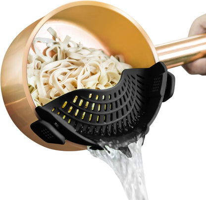TerraHomeGoods® FlexiStrain Clip-On Silicone Strainer