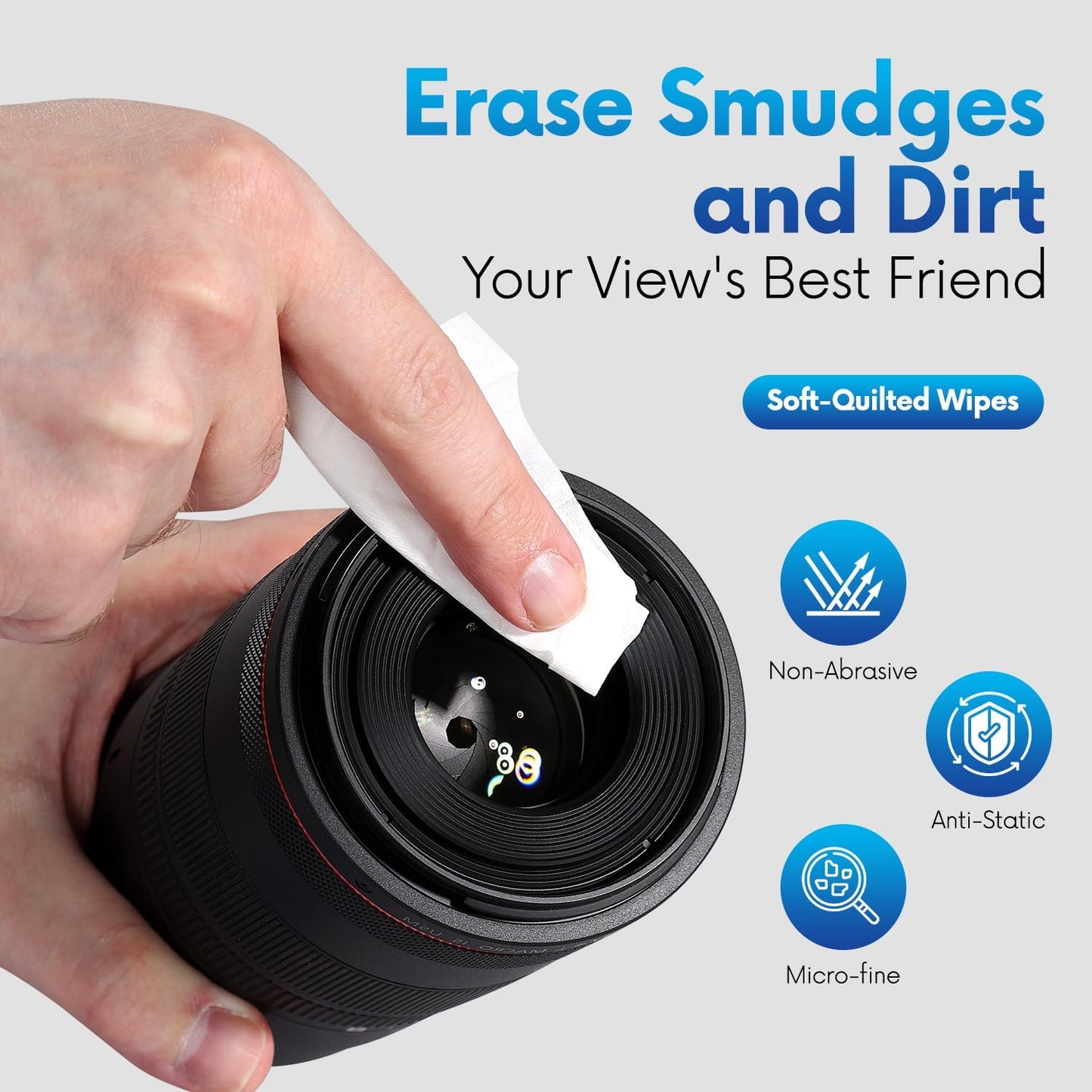 TerraHomeGoods® Lens Wipes for Eyeglasses