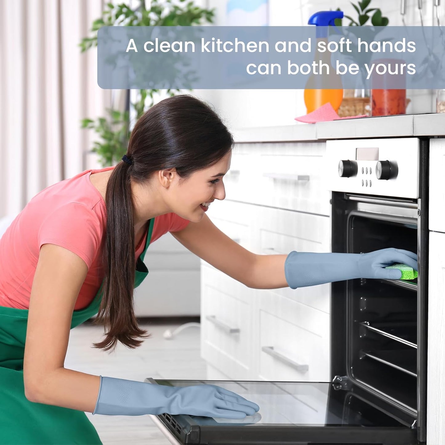 TerraHomeGoods® Rubber Cleaning Gloves