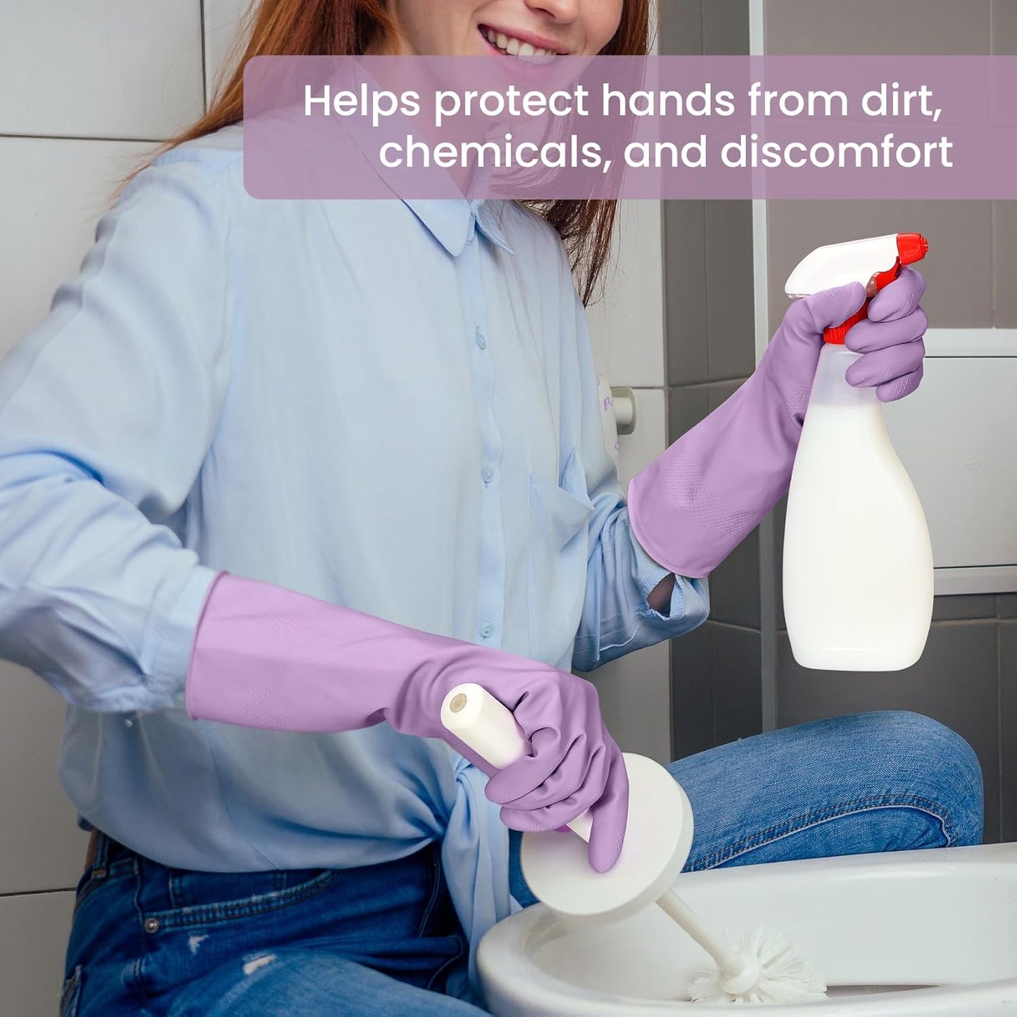 TerraHomeGoods® Rubber Cleaning Gloves