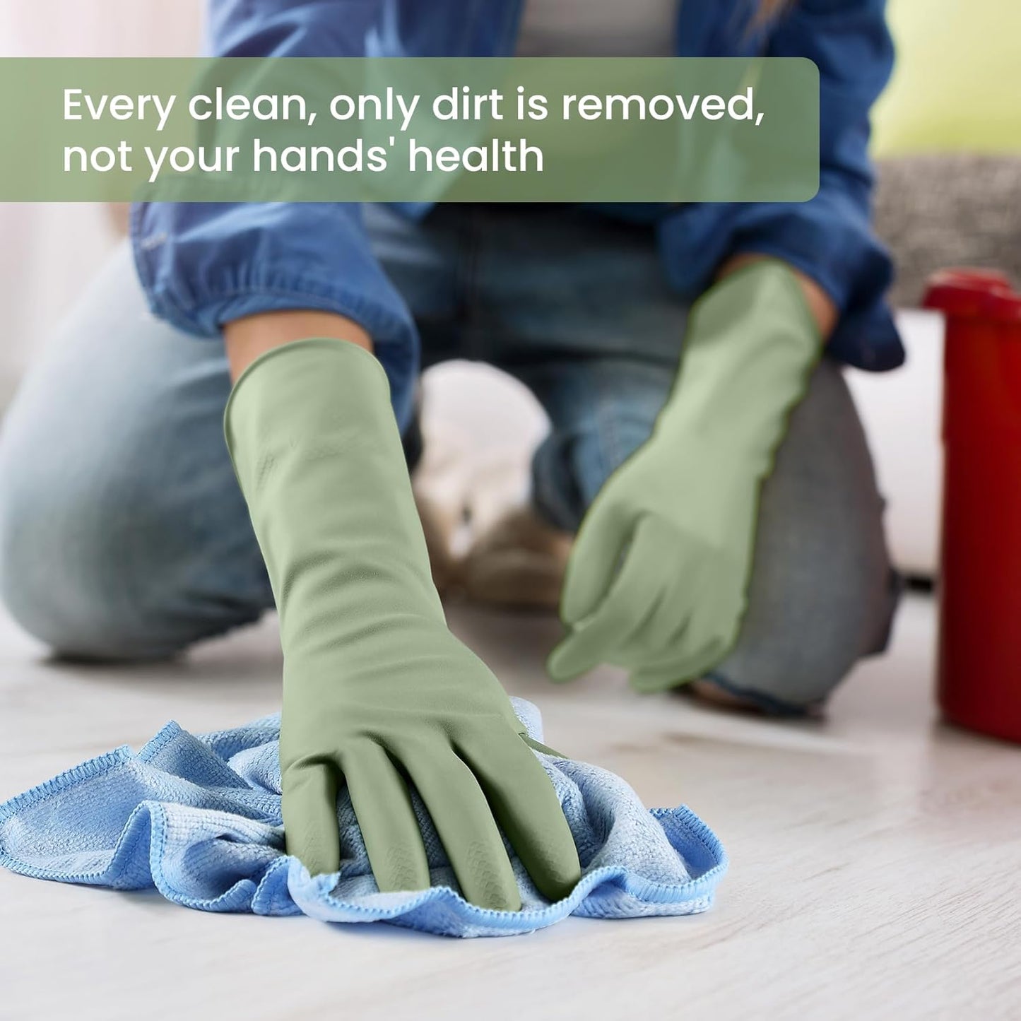 TerraHomeGoods® Rubber Cleaning Gloves