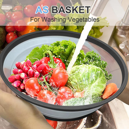 TerraHomeGoods® HeatGuard Microwave Food Cover with Foldable Silicone Mat